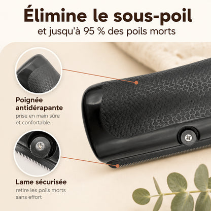 Brosse Anti-Poils Morts pour Chien – Hyggomi Silke™