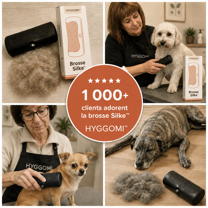 Brosse Anti-Poils Morts pour Chien – Hyggomi Silke™